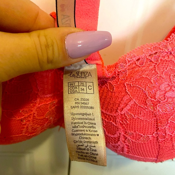 Used LaSenza HelloSugar Double Push Up Bra 34C - Picture 2 of 2